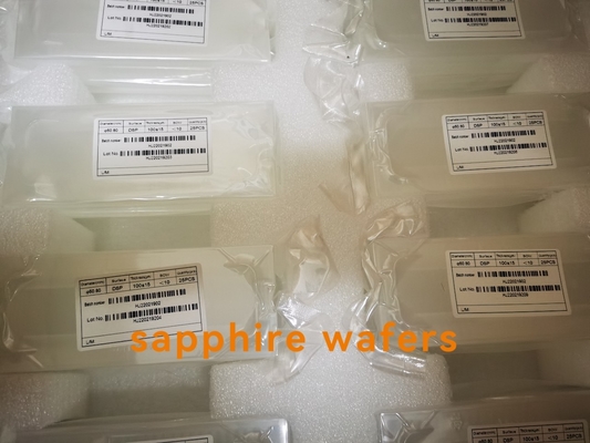 Trasmissione ottica DSP/SSP di Dia50.8mm Thic100+/-15um Sapphire Wafer Sapphire Window High